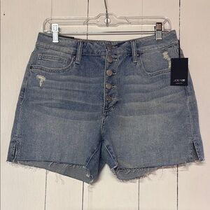 Joe's Jeans Distressed Blue Jean Shorts